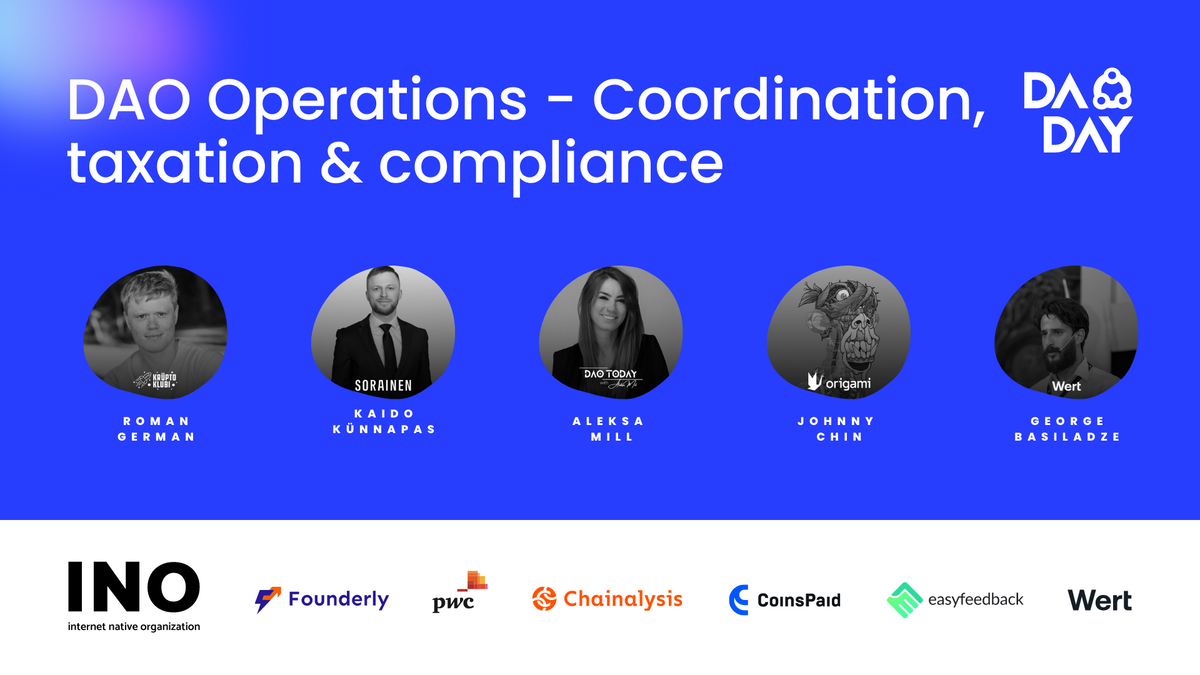 DAO Operations - Coordination, Taxation & Compliance at DAO Day: Insights from the Panel Discussion