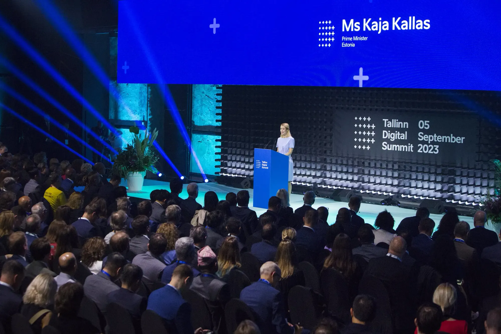 Estonia Prime Minister Kaja Kallas at Tallinn Digital Summit